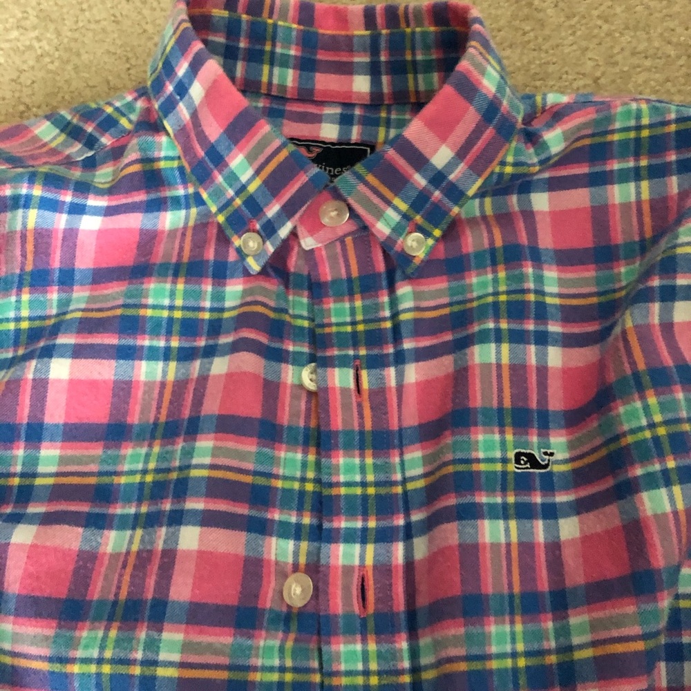 Vineyard Vines Girls Flannel Shirt!